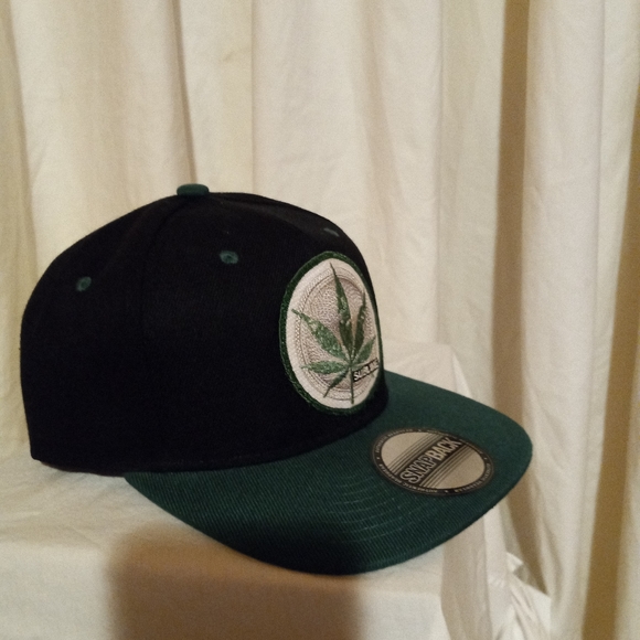 Sublime hat, Custom Sublime hemp leaf Snapback, patch PERMANTLY STITCHED to hat - Picture 4 of 6
